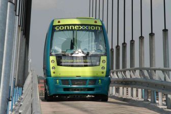 Self-driving bus, Connexxion, Kralingse Zoom in Rotterdam